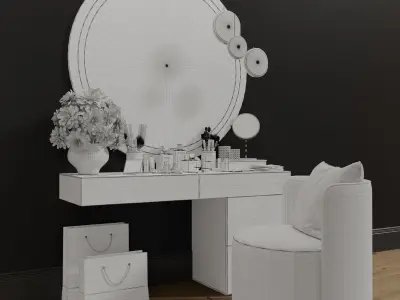 Dressing Table 01 3D model