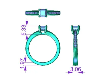 HS R012 3D print model