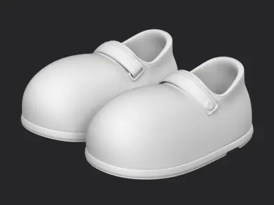 Shoes  cartoon 3D model