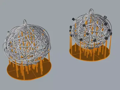 Ultra Vision Ring Gold Jewelry 3D print model 6