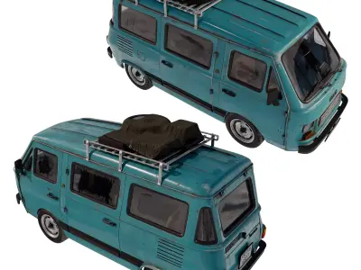Fiat 900E Panorama Minivan 3D model