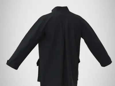 MARVELOUS DESIGNER men women outdoor jacket  3D model