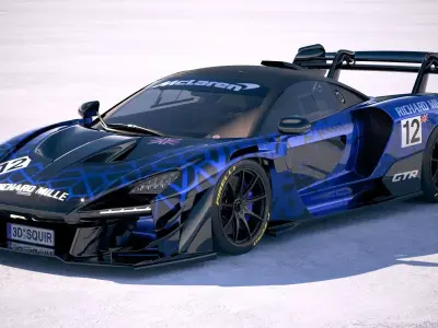 McLaren Senna GTR 2020 3D model