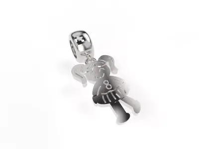 Girl Charm 3D print model