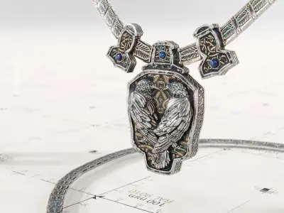 Jewelry - Ring - Amulet - Circlet - 3D AssetKit PBR Low-poly 3D model