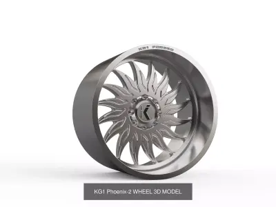 best seller KG1 forged concave wheels 3D Model Pack