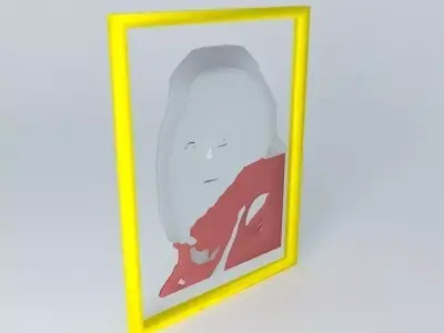 famous face of National Geographic Free 3D model