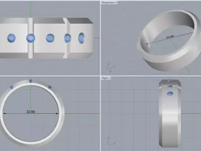 ring men  3D print model