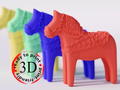 Dalahast Dala for easy printing 3D 3D print model