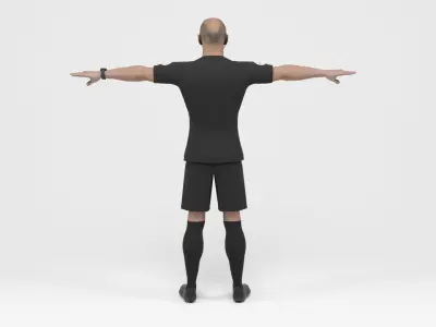 Referee 1 soccer 3D model