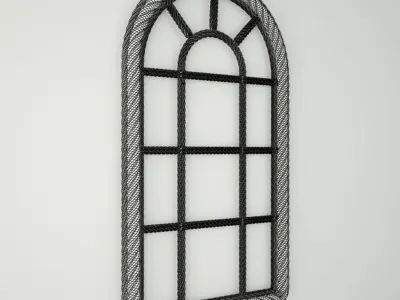 Woven Jute Arch Wall Decor by Pier 1 Imports 3D model