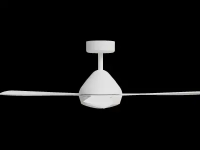 Bali Dc Ceiling Fan Low-poly 3D model