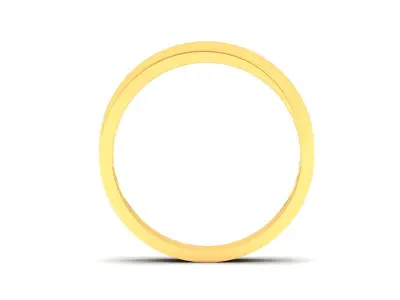 Band 3dm Render Details gold wedding ring for men 3D print model