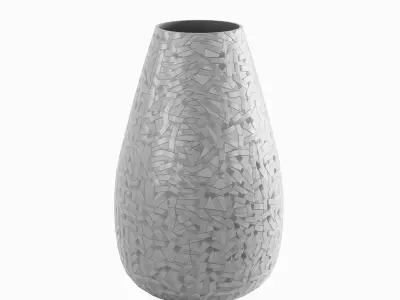 Porcelain Vase Set B Low-poly 3D model