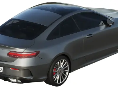 Mercedes-Benz E-Class Coupe AMG-Line 2021 3D model