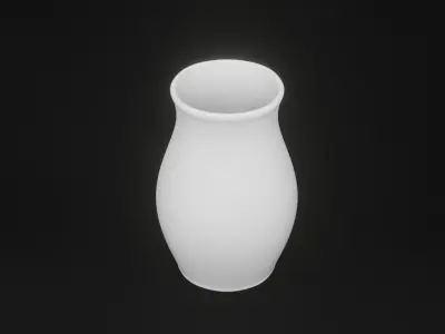 Traditional Flower Vase 3D model