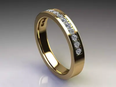 Womens Rings New 20 models Luxury  collection diamond 3D print model