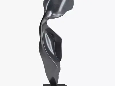 Garden sculpture Helaine blumenfeld flight 3D model