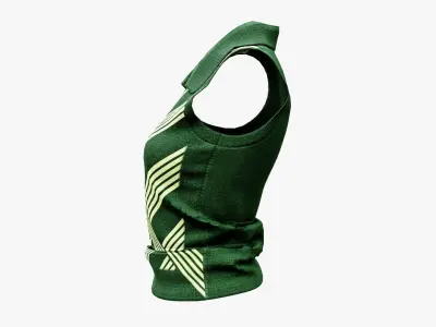 Womens Sport Shirt Set3 Low-poly 3D model