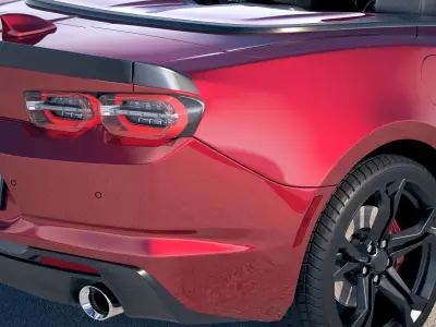 Chevrolet Camaro Convertible SS 1LE CG 2019 3D model