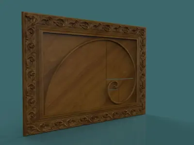 Golden ratio decor  3D print model
