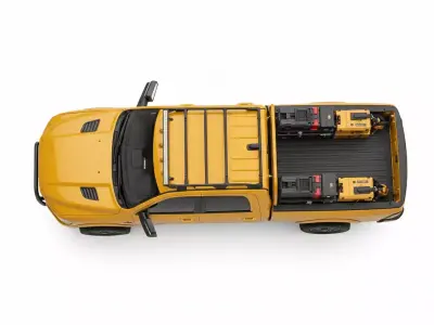 Carhartt Edition Heavy Duty Pickup Truck Low-poly 3D model