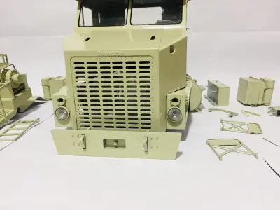 Oshkosh M1070 full model for RC chassis  3D print model