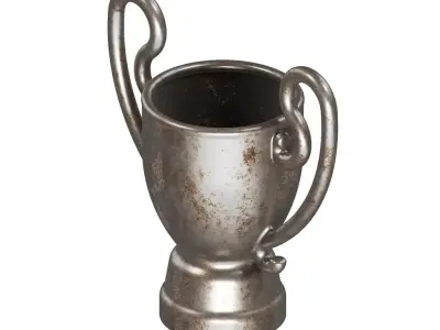 Rusty Championship Trophy 3D model