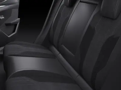 2022 Peugeot 308 Hatchback - Opening doors and trunk Low-poly 3D model