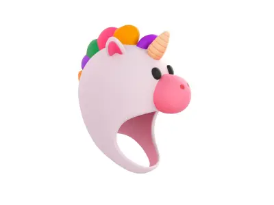 Prop046 Unicorn Hat 3D model