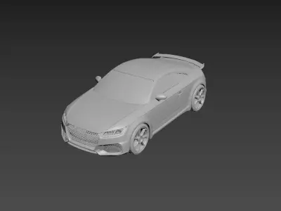 Audi TT 2021 Body For Print 3D print model