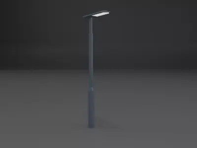 Street Lamp Free low-poly 3D model get