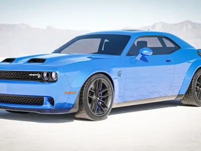 Dodge Challenger SRT Hellcat Widebody 2022 3D model
