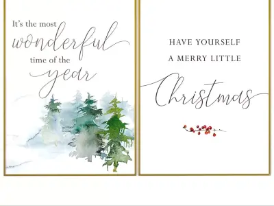 Art Frams 131- Christmas wall art 1 3D model