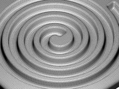 Spiral MultiPurpose Mold 3D print model