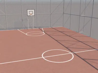 Basketball Court 3D model