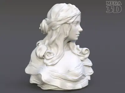 Female Bust Statue 220527 3D print model