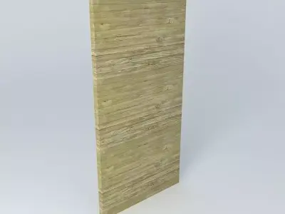 4 x 8 wood wooden plank Free 3D model