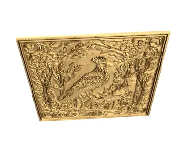decor set wall panel ornament mural CNC 05 3D print  3D print model