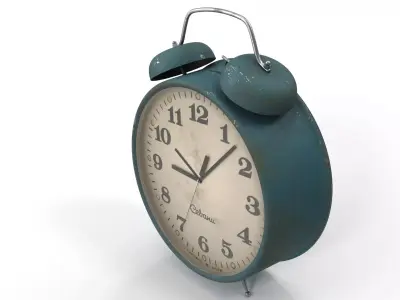 Old alarm clock 3D model