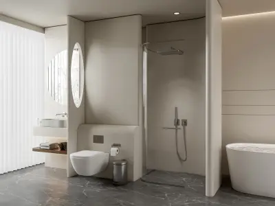 Bathroom 104 3D model