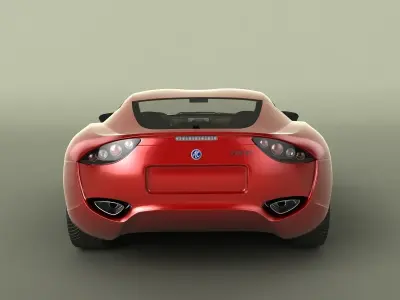 AC 378 GT Zagato 3D model