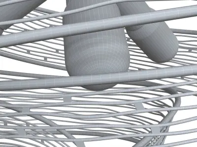 FLOW 3LT TWIST PENDANT by Varaluz 3D model