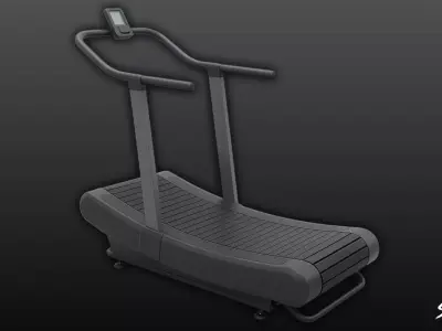 AirRunner Treadmill Low-poly 3D model