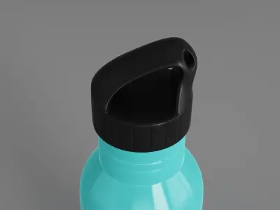 Stainless Steel Sport Bottle 3D model
