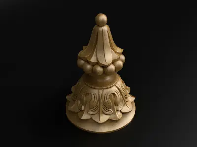 Pinecone Corbel 3D model