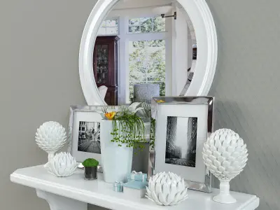 decor for a console 3D model