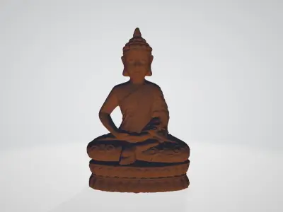 Bubha model buddha statue Low-poly 3D model