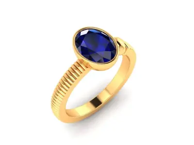 Ring M177 The luxury female ring with gems wedding oval shaped 3D print model