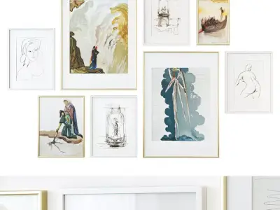 Gallery Wall 125 3D model